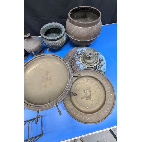 787 - Selection Of Brass And Copperwares