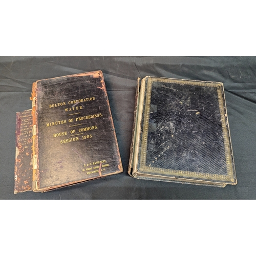 1081 - ..A 1905 Bolton Water Corporation Minutes Of Proceedings House Of Commons By William Makenzie And 'T... 