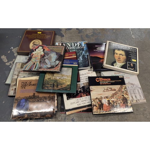 515 - .A Crate Of Classical Box Set Vinyl LP Records