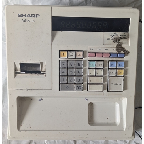 14 - .A Sharp XE-A107 Electronic Till