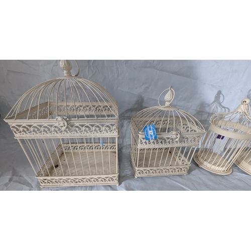 30 - 4x Metal Bird Cages