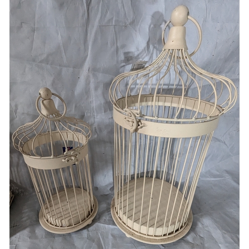 30 - 4x Metal Bird Cages