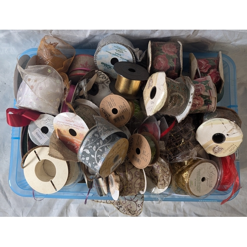 39 - Large Box Of Assorted Ribbons