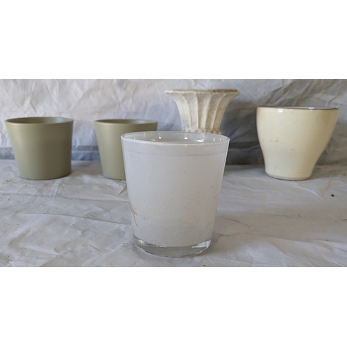 32 - Mixed Selection Of Ceramic Planters