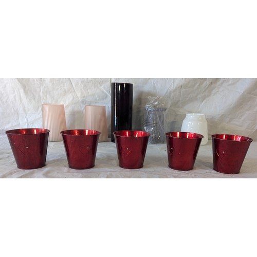 48 - Selection Of Vases, Candle Holders And More