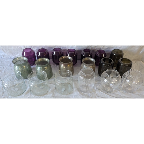 51 - 19 Assorted Glass Vases