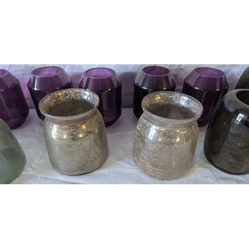 51 - 19 Assorted Glass Vases