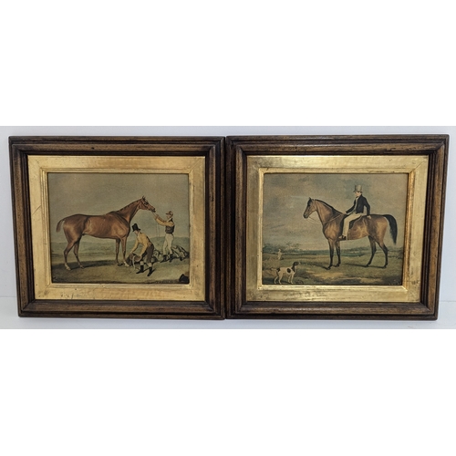 580 - A Pair of Equestrian Prints 36 x 30cm