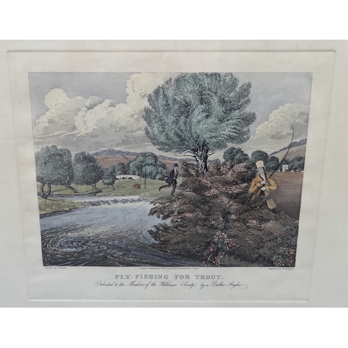 676 - Two Antique Coloured Engravings 