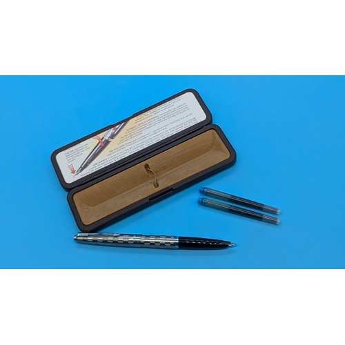 733 - A Parker Harlequin Fountain Pen