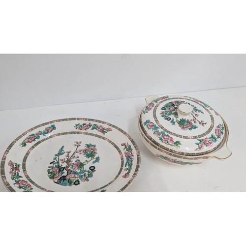 1120 - .A Quantity of Lord Nelson Pottery Indian Tree Dinner/ Tea Service ( some damages) inc. 9 x 20cm Pla... 