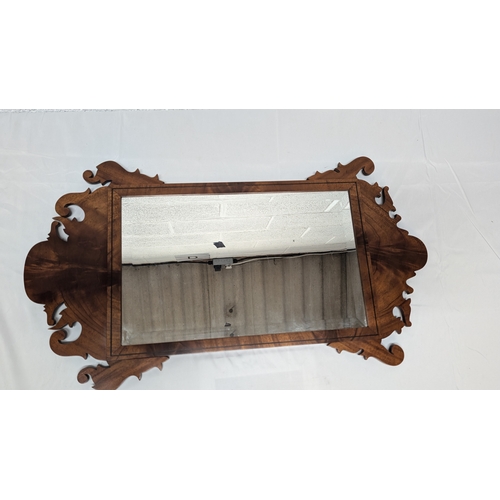 650 - A Antique Ornate Mirror