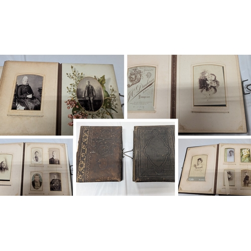 651 - A Pair of Antique Photograph Albums