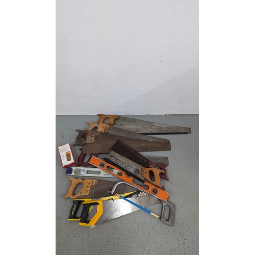 552 - .An Assortment of Saws, Distance Measures etc.