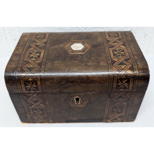 619 - A Tunbridge Ware Sewing Box