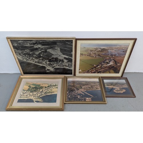 1378 - .5 Arial Photographs - Mounts Bay, Newlyn Etc.