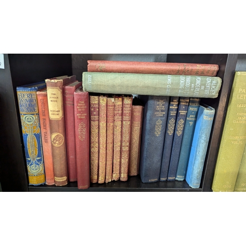 1334D - A Shelf of interesting books, 1922 Editions of The Jungle Book, 1944 Alice Through The Looking Glass... 