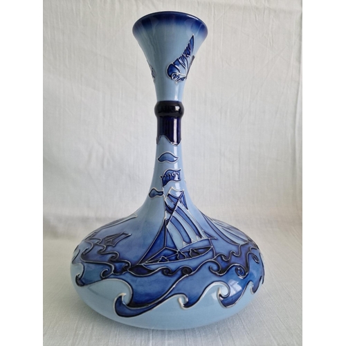 1C - Moorcroft Centenary Florian ‘Yacht’ Vase, Designed by Rachel Bishop and Signed to Base by John Moorc... 