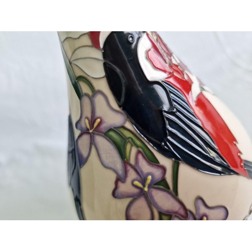 11 - Moorcroft ‘Eastern Spinebill’ Vase, Designed by Vicky Lovatt, The 5 Star Award Design Piece for 2017... 