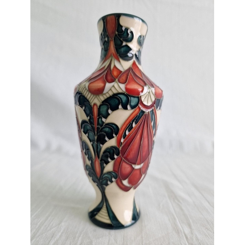 15 - Moorcroft ‘Temple of the Sun’ Pattern Trial Vase, Design by Paul Hilditch, Signed to Base, with 'Moo... 