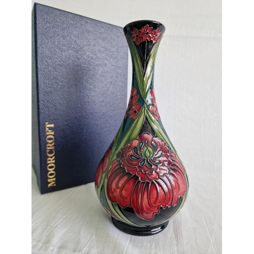 17 - Moorcroft ‘Eve Burgundy’ Pattern Vase, Designed by Rachel Bishop, Limited Numbered Edition 80, Dated... 