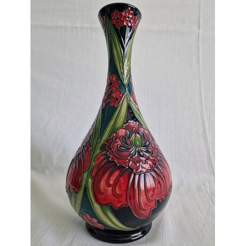 17 - Moorcroft ‘Eve Burgundy’ Pattern Vase, Designed by Rachel Bishop, Limited Numbered Edition 80, Dated... 