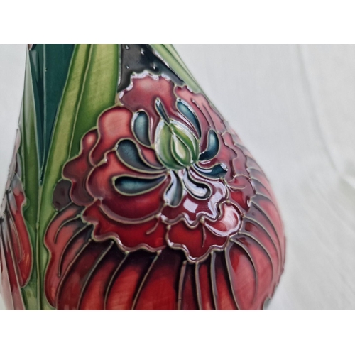 17 - Moorcroft ‘Eve Burgundy’ Pattern Vase, Designed by Rachel Bishop, Limited Numbered Edition 80, Dated... 