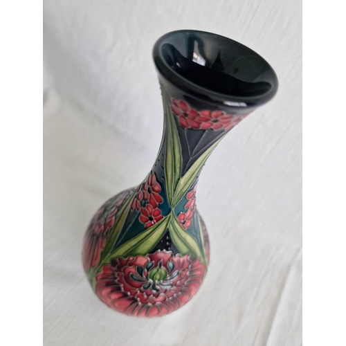 17 - Moorcroft ‘Eve Burgundy’ Pattern Vase, Designed by Rachel Bishop, Limited Numbered Edition 80, Dated... 