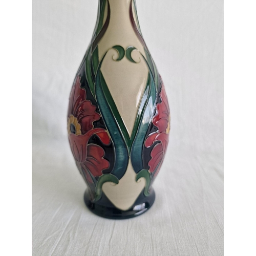 18 - Moorcroft ‘Burslem Poppy’ Vase, Designed by Rachel Bishop, Limited Numbered Edition 18, Dated 2011, ... 