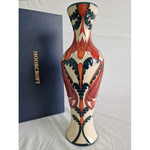 20 - Moorcroft 'Temple of the Sun' Pattern Trial Vase, Dated 29/10/??, Signed to Base with 'Moorcroft Mus... 