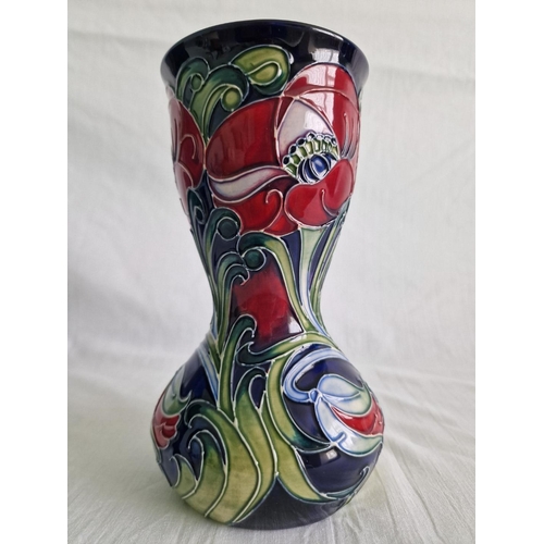 21 - Moorcroft ‘Helen’ Vase, Designed by Rachael Bishop, Dated 2006, with Original Box, (H: 18cm)