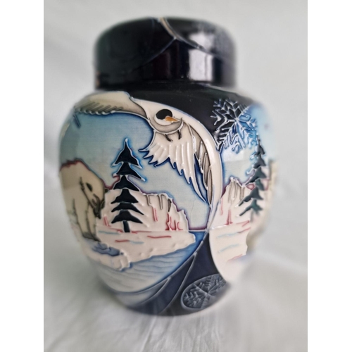 27 - Moorcroft ‘Arctic Tundra’ Ginger Jar and Cover, 2006 Annual Club Design, Designed by Sian Leeper, Li... 