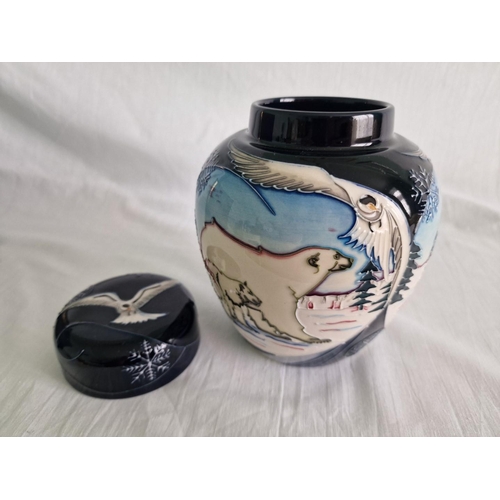 27 - Moorcroft ‘Arctic Tundra’ Ginger Jar and Cover, 2006 Annual Club Design, Designed by Sian Leeper, Li... 