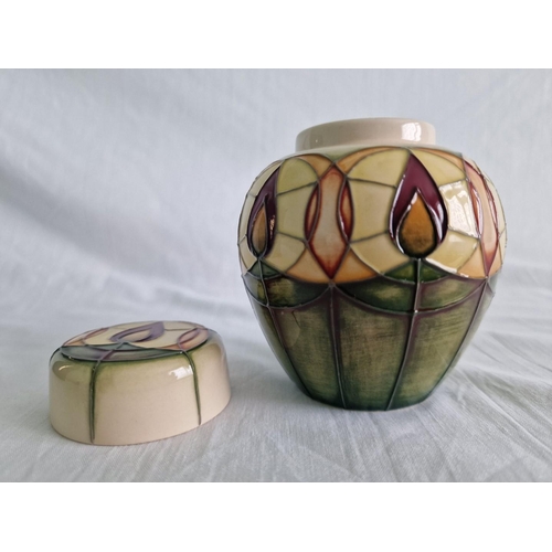 28 - Moorcroft ‘Candle Glow’ Ginger Jar and Cover, Designed by Nicola Slaney, Dated 2012, No. 22, Stamped... 