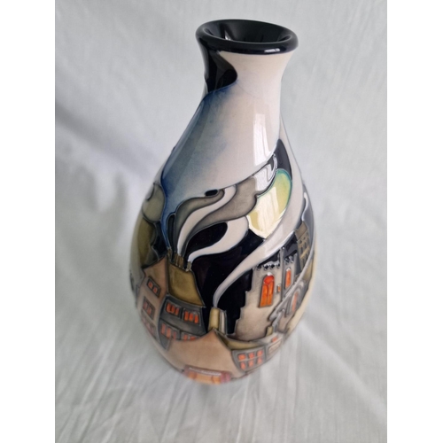 29 - Moorcroft ‘The Village’ Vase, Designed by Emma Bossons, 9/9 Shape, Numbered Edition 23, Dated 2013, ... 