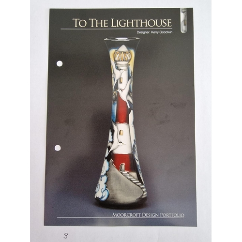 3 - Moorcroft ‘To The Lighthouse’ Vase, Designed by Kerry Goodwin, Limited Numbered Edition 5/50, Dated ... 