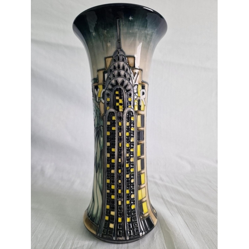 30 - Moorcroft ‘New York’ Vase, Designed by Vicky Lovatt, Limited Numbered Edition 30/75, Dated 2008, Sta... 