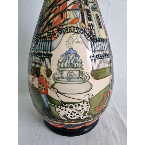 31 - Moorcroft ‘The Park’ Vase, Designed by Paul Hilditch, 82/16 Shape, Limited Numbered Edition 7/100, D... 