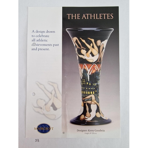 38 - Moorcroft ‘The Athletes’ Vase, Designed by Kerri Goodwin to Celebrate the 2012 London Olympics, 85/8... 