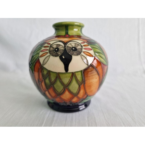 4 - Moorcroft ‘Ozzy’ Vase, Limited Numbered Edition 65/400, Dated 2009, Signed to Base, in Original Box,... 