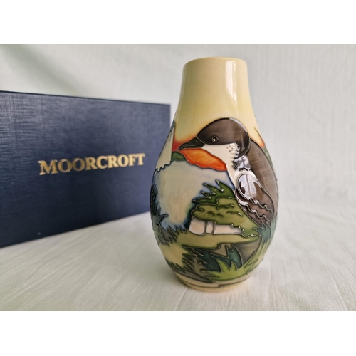 5 - Moorcroft ‘Manx Shearwater’ Vase, For RSPB, Limited Numbered Edition 14, Dated 2011, Signed to Base,... 