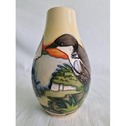 5 - Moorcroft ‘Manx Shearwater’ Vase, For RSPB, Limited Numbered Edition 14, Dated 2011, Signed to Base,... 