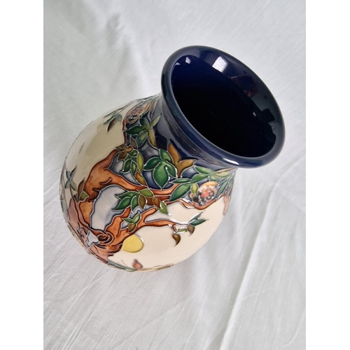 50 - Moorcroft ‘Hare and Tortoise’ Vase, Collector's Club 2015 Star Design, Designed by Nicola Slaney, 7/... 