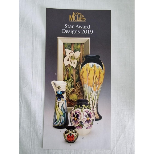 51 - Moorcroft ‘Aspen’ Vase, 4 Star Design Piece in Star Award Designs 2019, Designed by Vicky Lovatt, 75... 