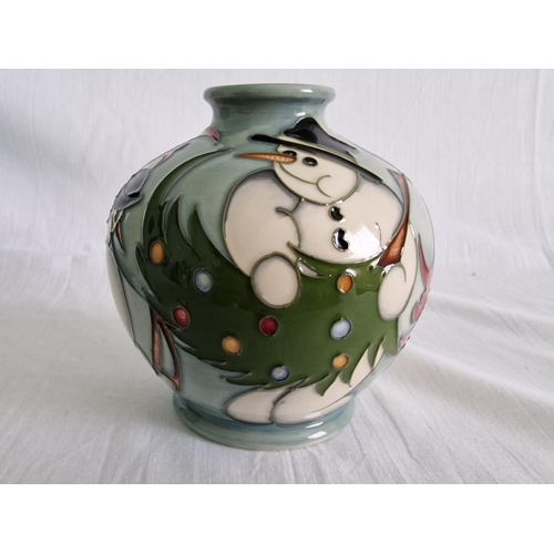 54 - Moorcroft ‘Yuletide Extravaganza’ Vase, Designed by Kerry Goodwin, 41/4 Shape, Numbered Edition 37, ... 