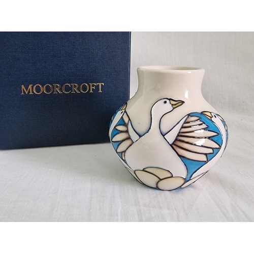 61 - Moorcroft ‘Twelve Days of Christmas’ Vase ‘Six Geese A Laying’, Designed by Kerry Goodwin, Dated 201... 