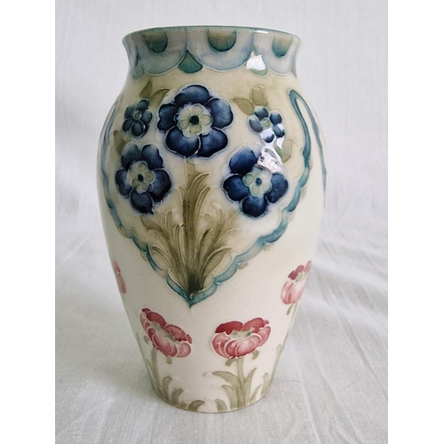 68 - Antique Macintyre 'Florian' Vase, by William Moorcroft, Circa 1904-1913, with Poppy and Forget Me-Kn... 