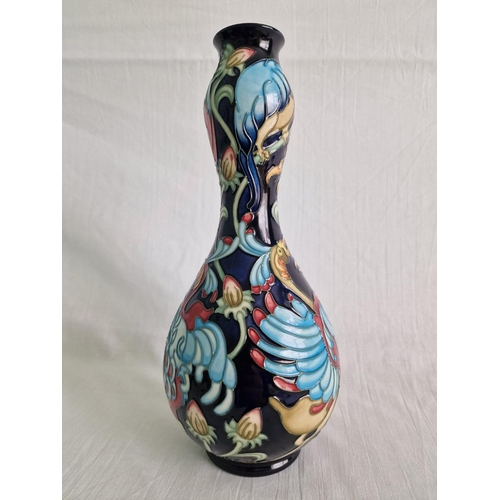 7 - Moorcroft ‘Can-Can Birds’ Vase From 'The Shadow Collection', Designed by Kerry Goodwin, Limited Numb... 