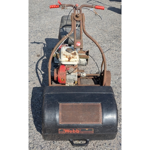 1490 - .Webb Ride On Lawnmower With Honda G200 Engine