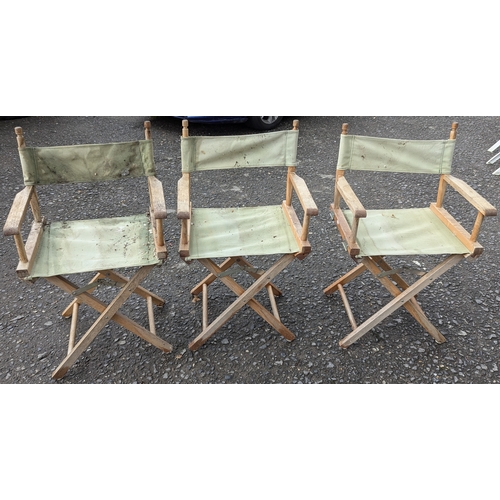 1455 - .3 x Directors Chairs